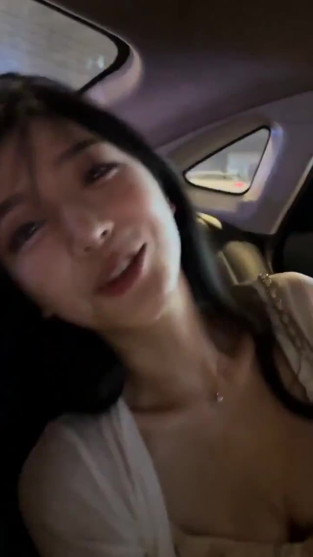 Night Car Vlog POV Shot