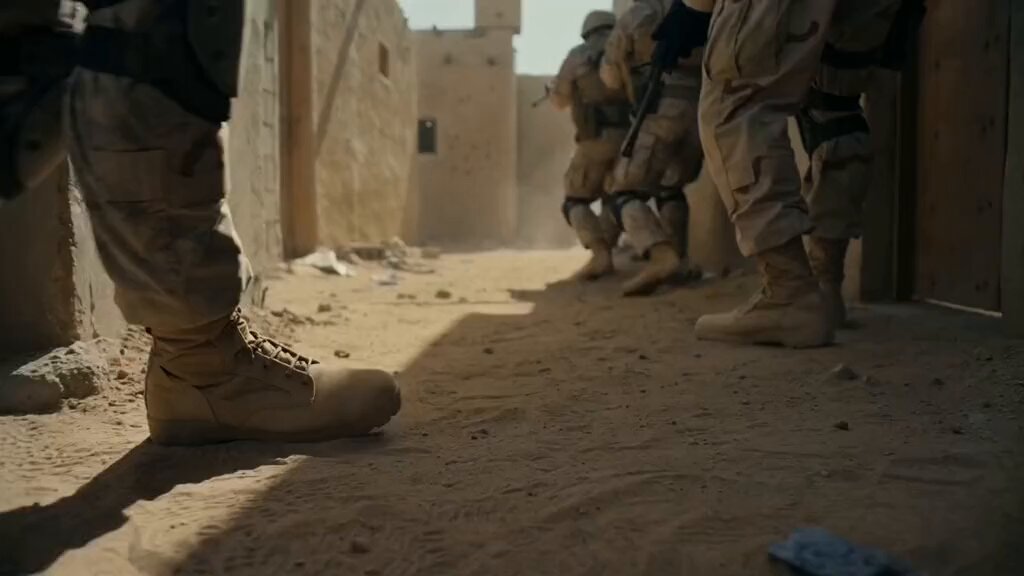 Cinematic video generated in four shots