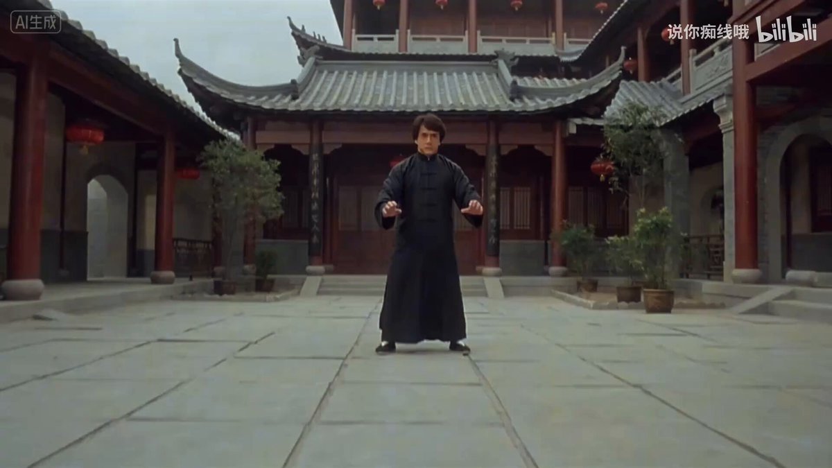 Jackie Chan versus Jet Li fight