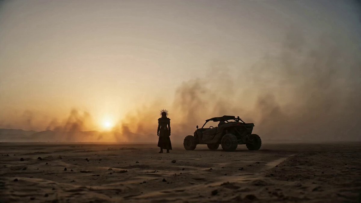 Cyberpunk dark and shadowy video trailer