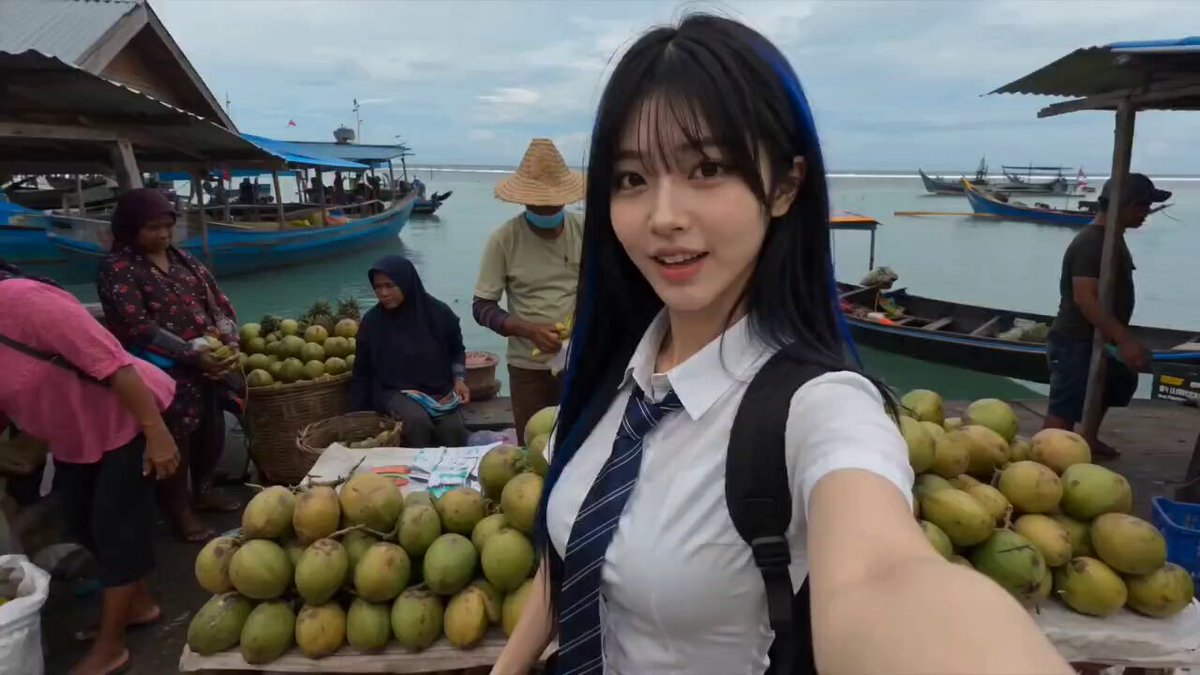 Everyday Island Moments in Camcorder Aesthetic