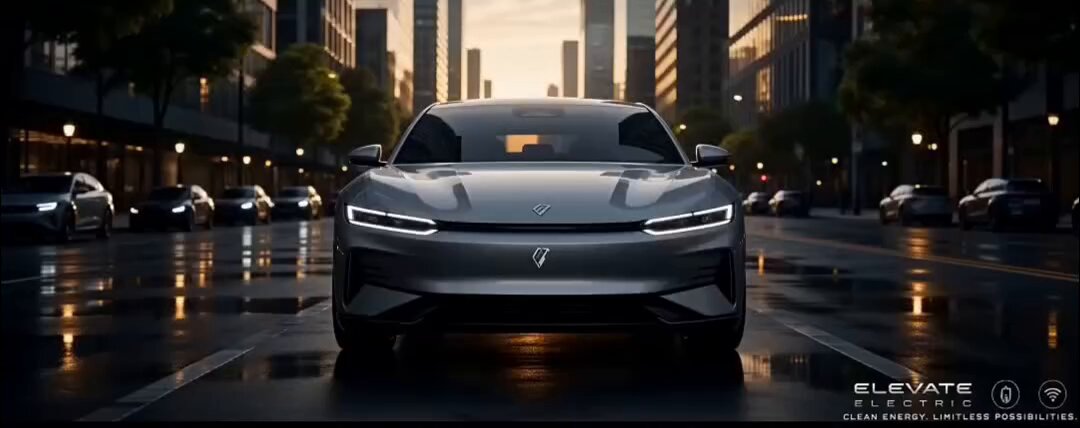 Drive the Future electric car advertisement