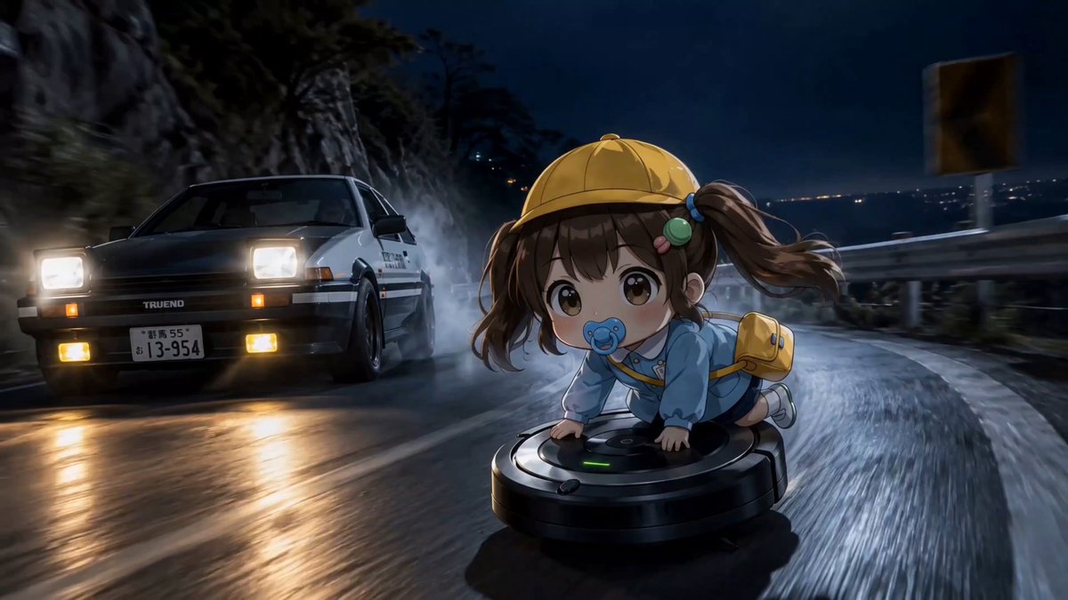Testing MiniMax H3 with vacuum cleaner anime