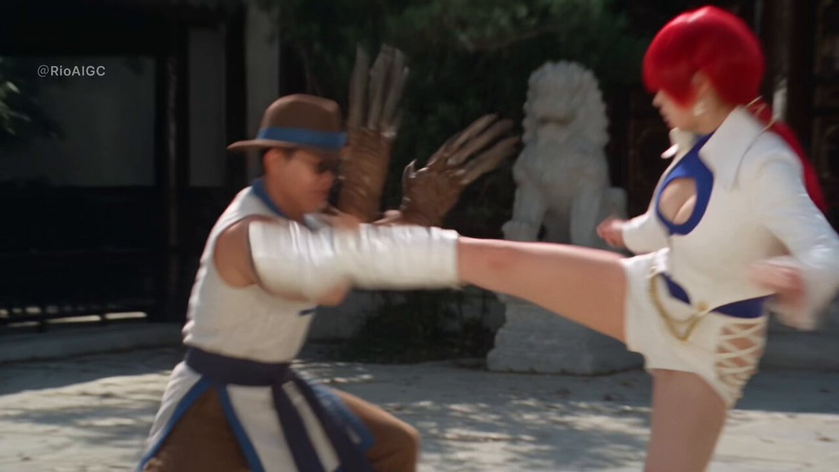 真人版拳皇夏尔美对决蔡宝奇