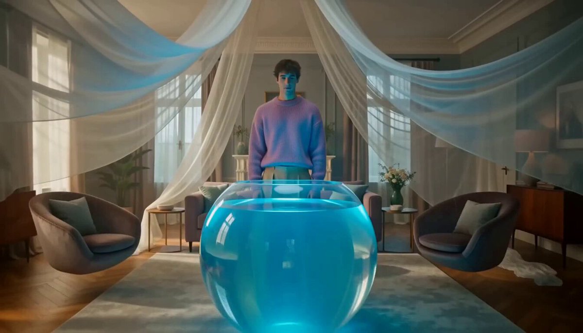 Fishbowl scene created with MiniMax H3