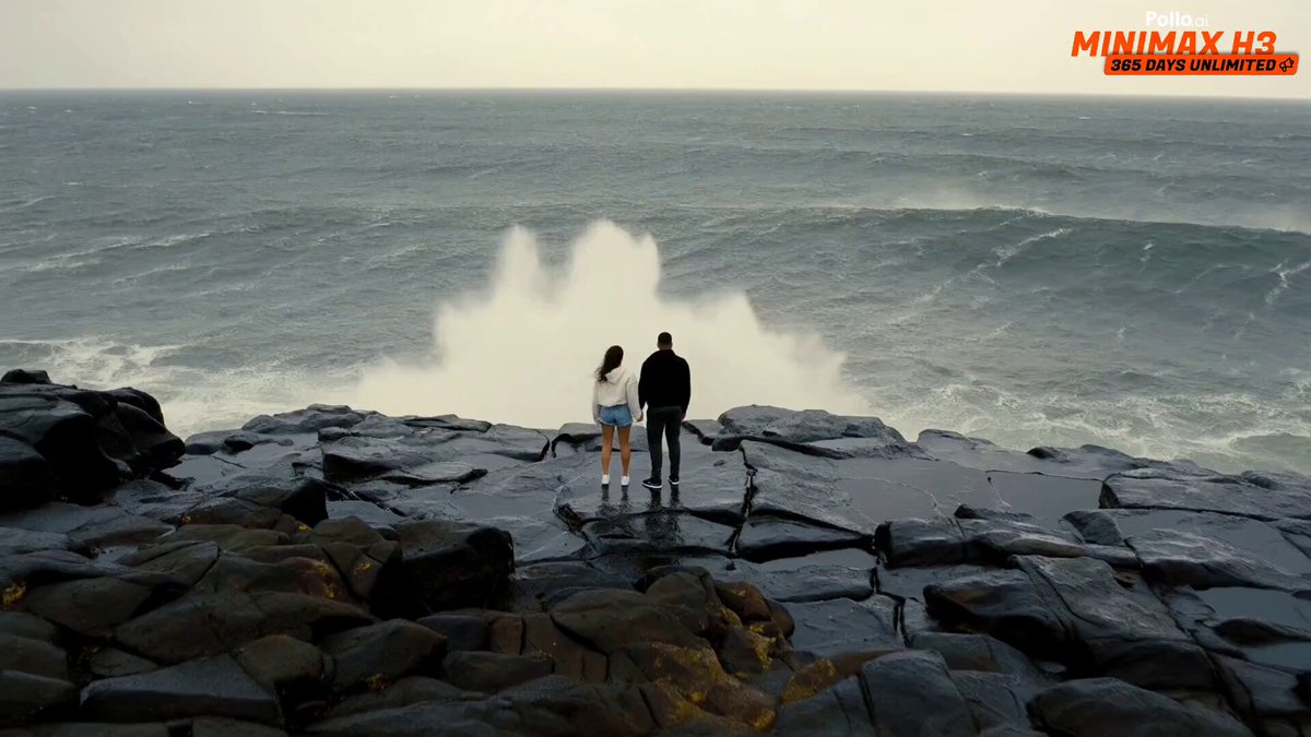 A romantic drama ending on a sea cliff