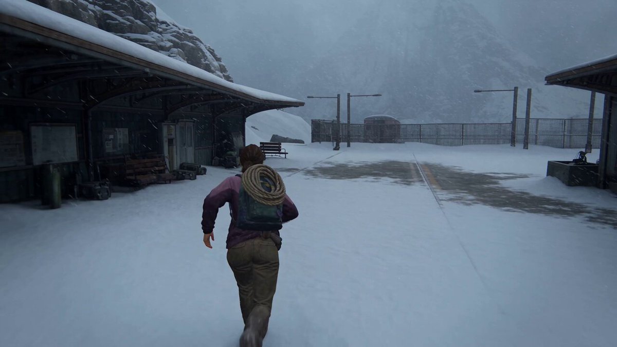 Third-person open-world action adventure gameplay