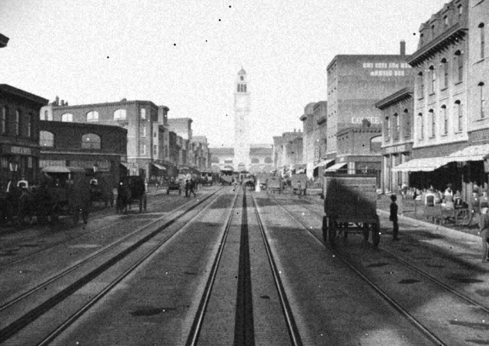 Pre-earthquake 1906 Market Street in Blender