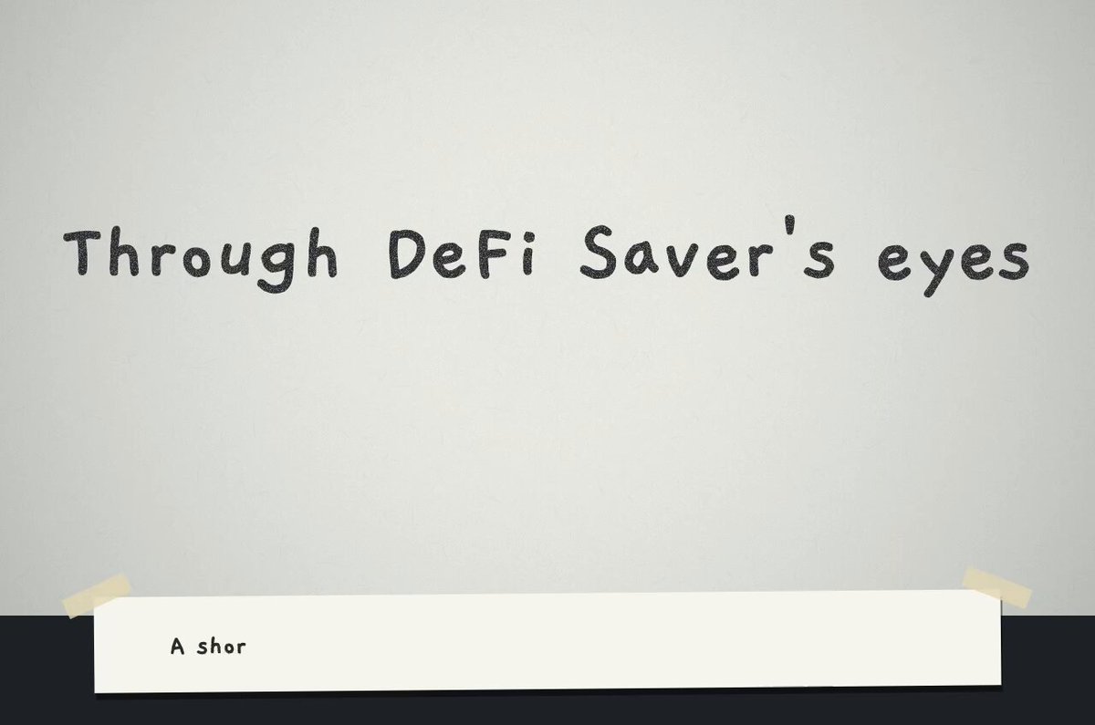 Hand-drawn stop-motion animation explaining DeFi Saver