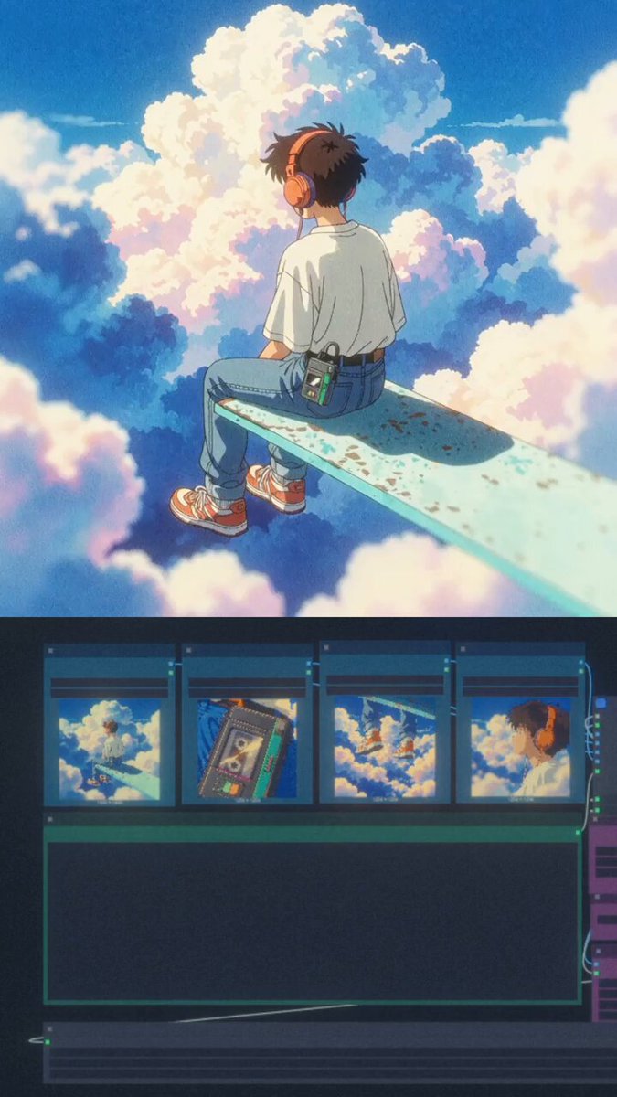 Anime video generation workflow test