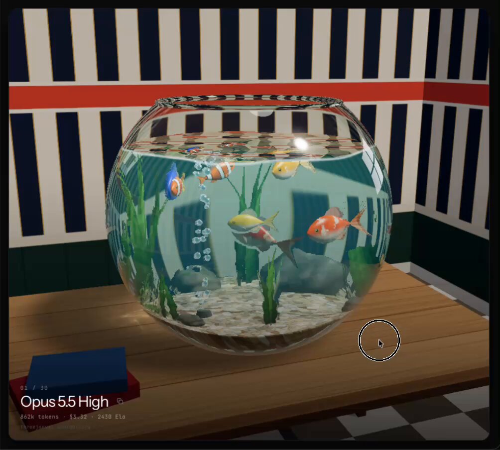 Fishbowl GLSL shader with caustics in Three.js
