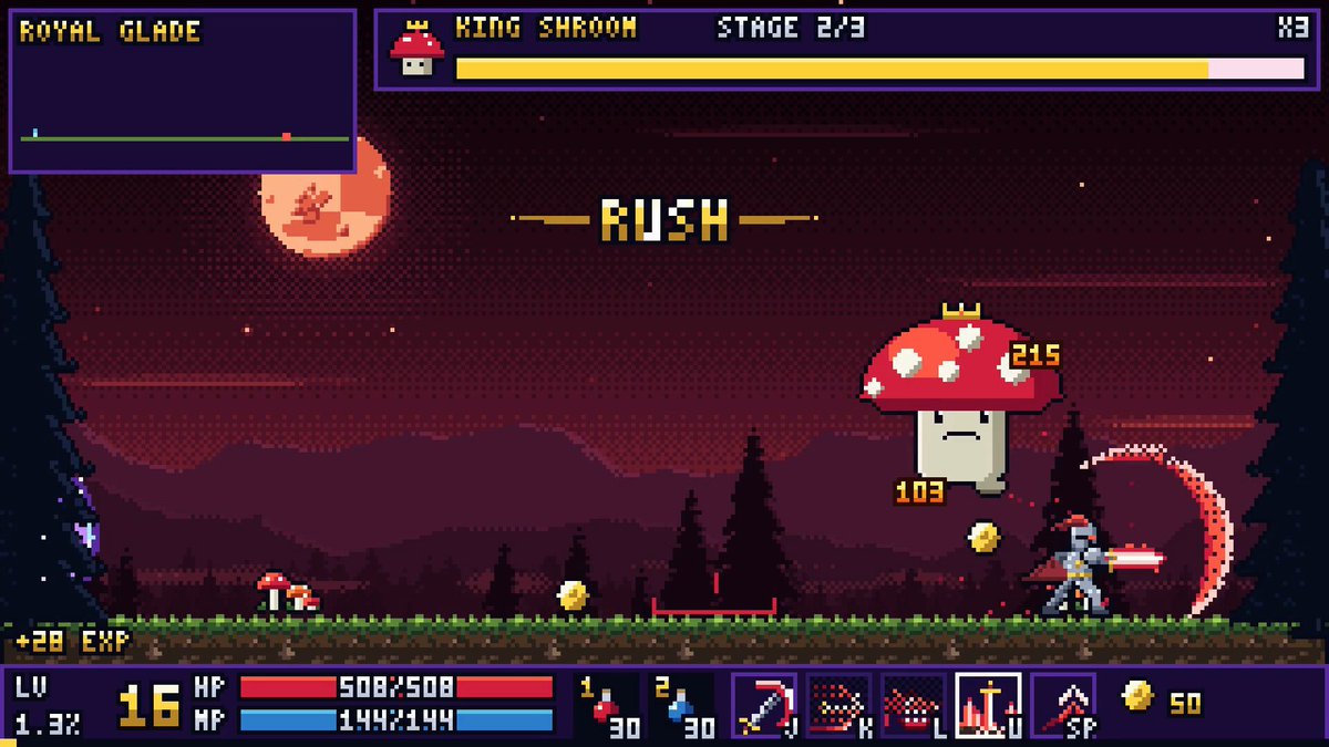 Multi-character gameplay demo video