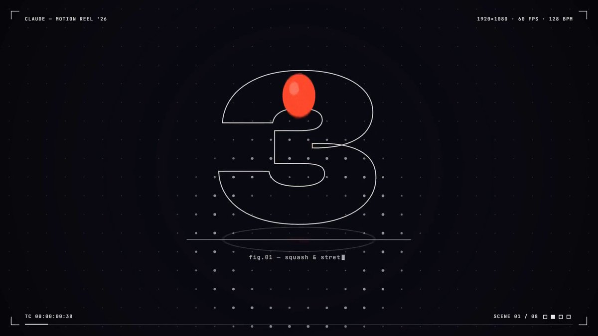 Dynamic motion graphics showreel