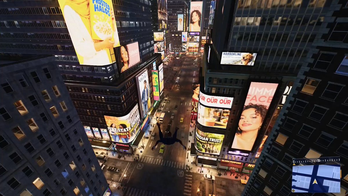 Browser night city scene in Three.js