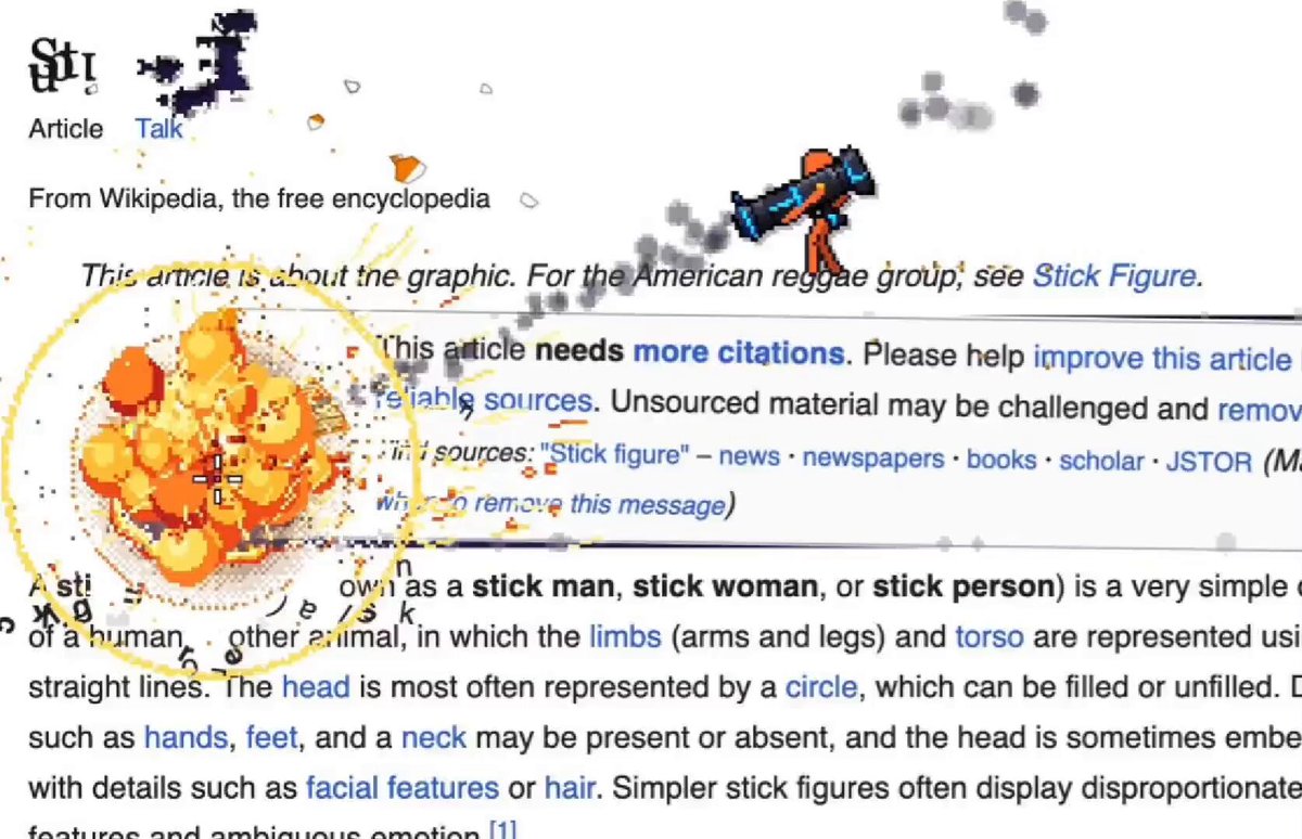 Multiplayer website destructible stickman game