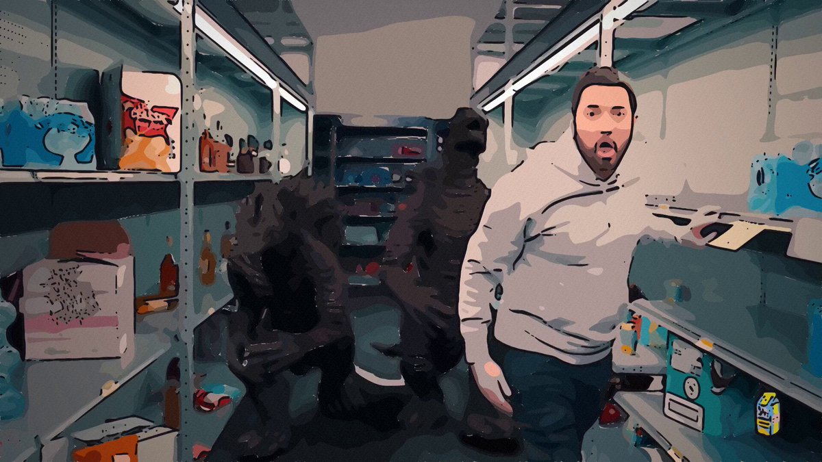 Eminem Godzilla video recreated in JavaScript shapes