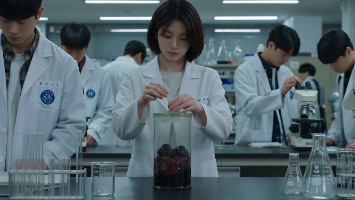 College laboratory zombie infection sequence