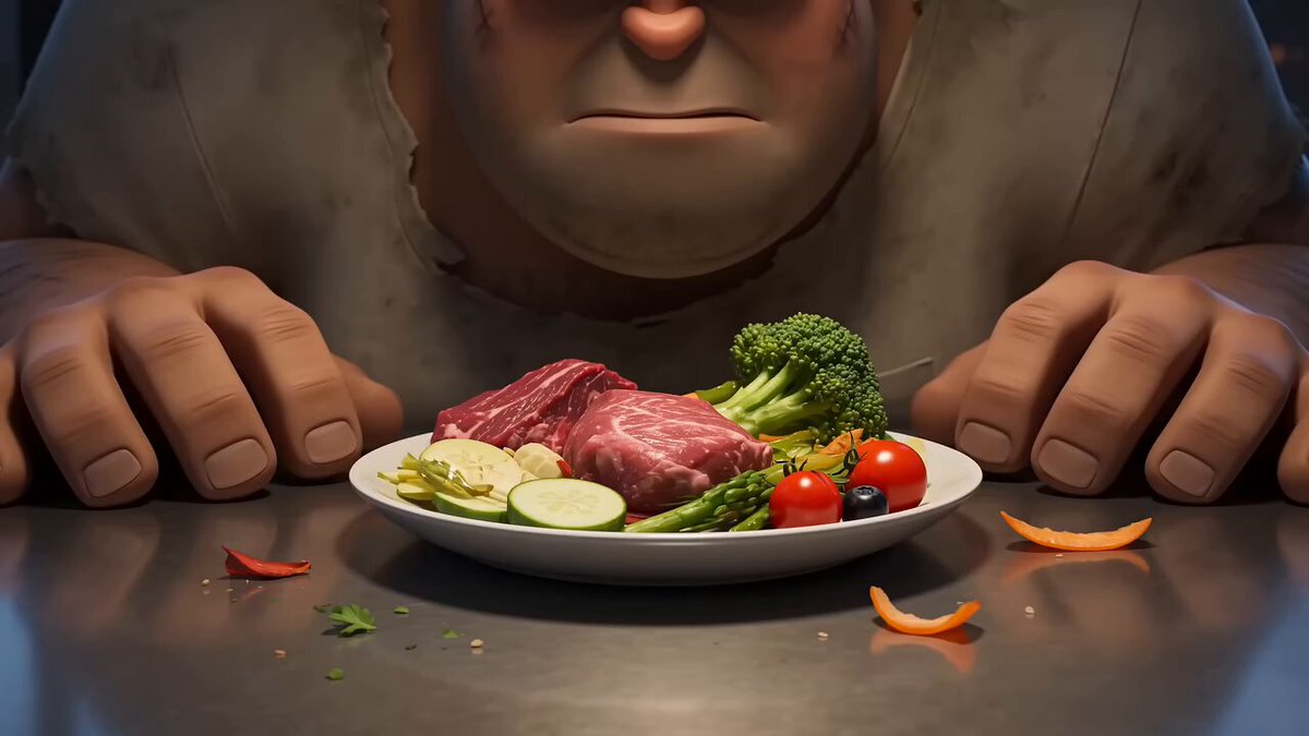 Chef preparing a steak dinner in upscale restaurant