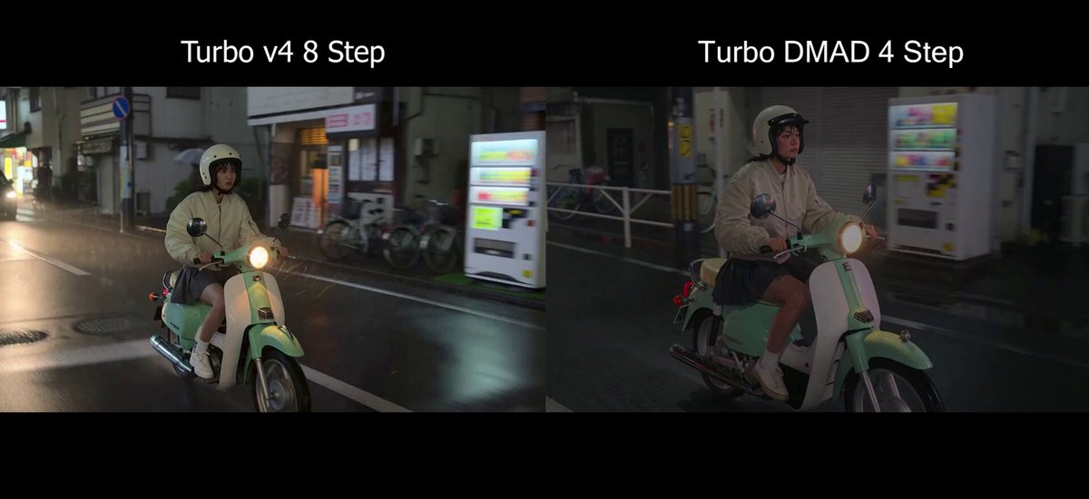 Testing DMAD 4-step LoRA against Turbo v4