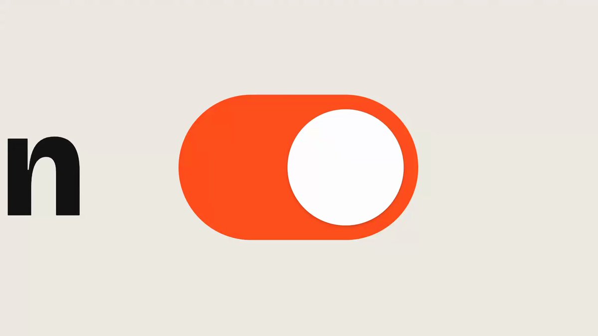 A 2D motion design film with orange dot