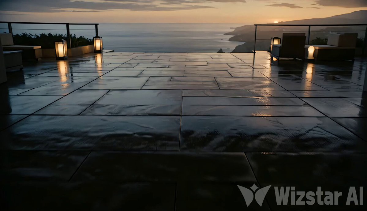 Oceanfront Sunset and Coastal Cliffs