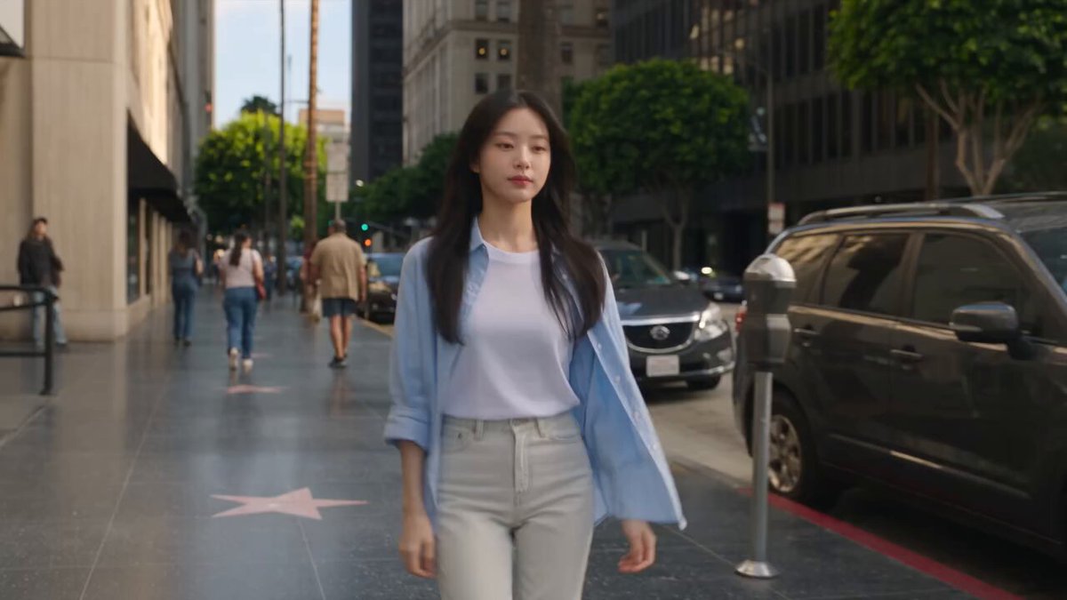 拥有超人速度的女孩救人瞬间