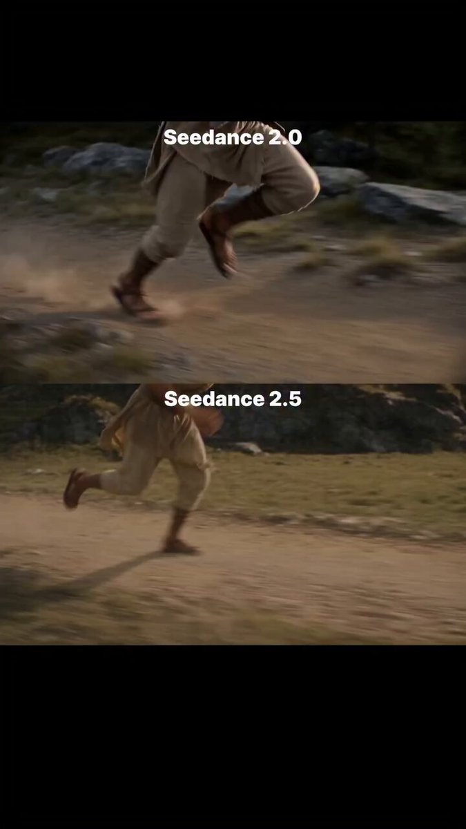 Comparison between Seedance 2.0 and Seedance 2.5