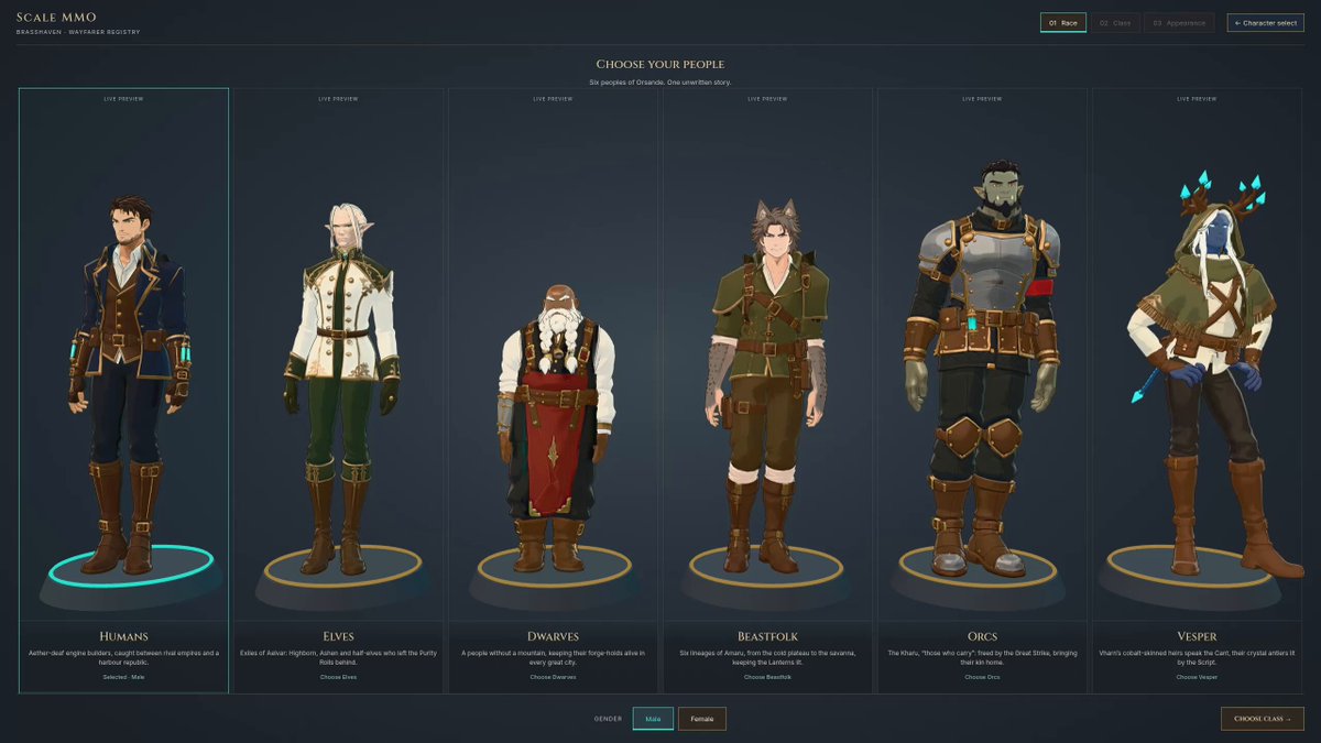 A 3D MMORPG prototype in Three.js