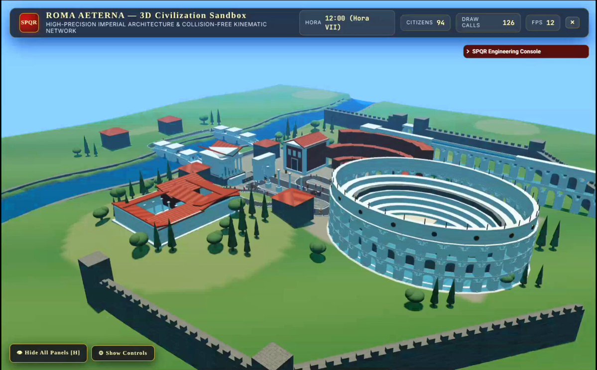 Roman civilization in a single HTML file