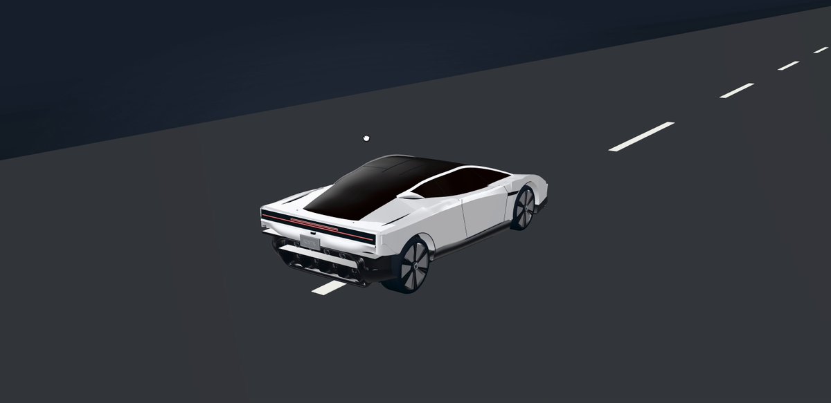 Tesla Roadster 3D model with interior details