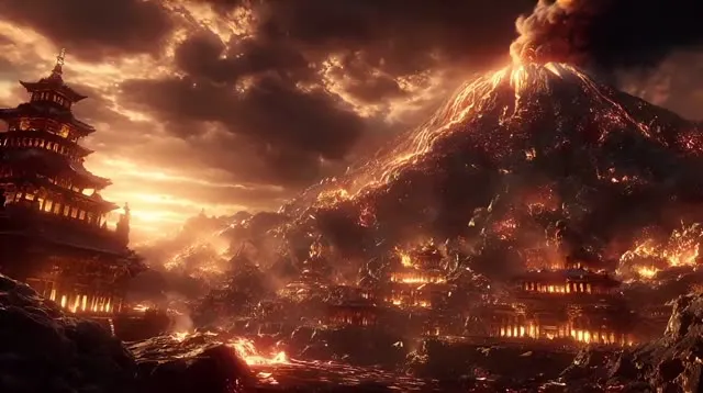 Volcanic Temple City