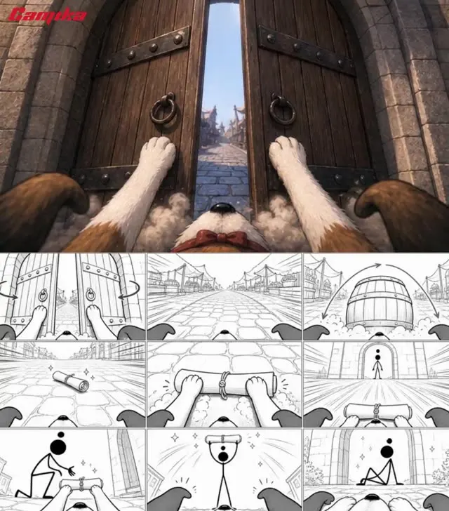 A Puppy's Magical Delivery