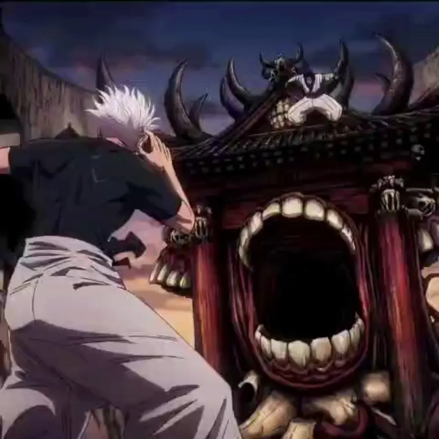 Gojo versus Sukuna anime battle