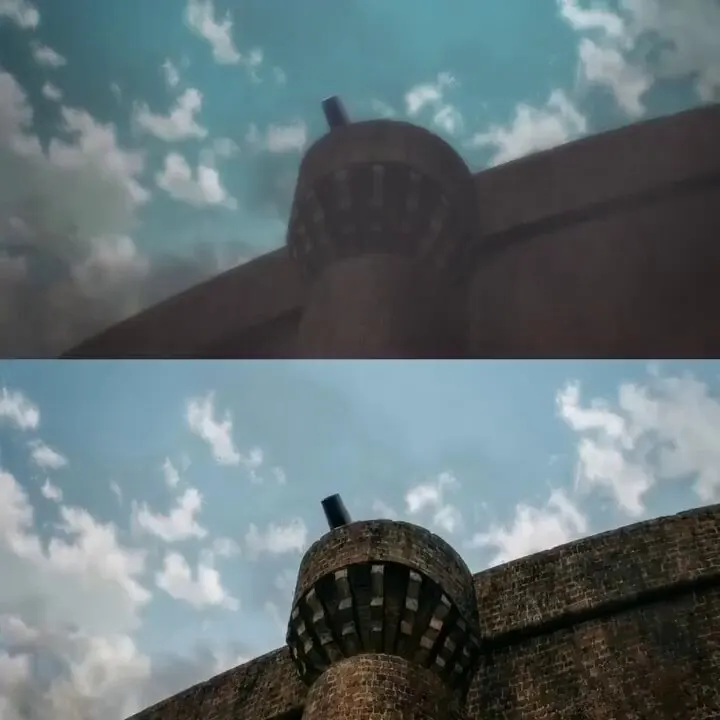 Live action adaptation of anime scene