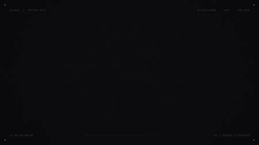 Motion graphics video generated from a single prompt