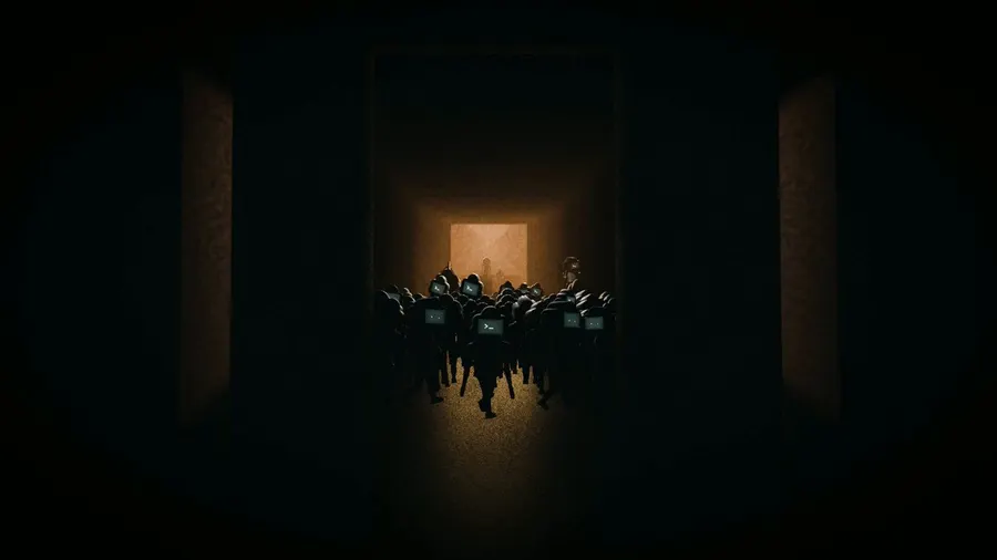 3D animation of the Hugging Face incident