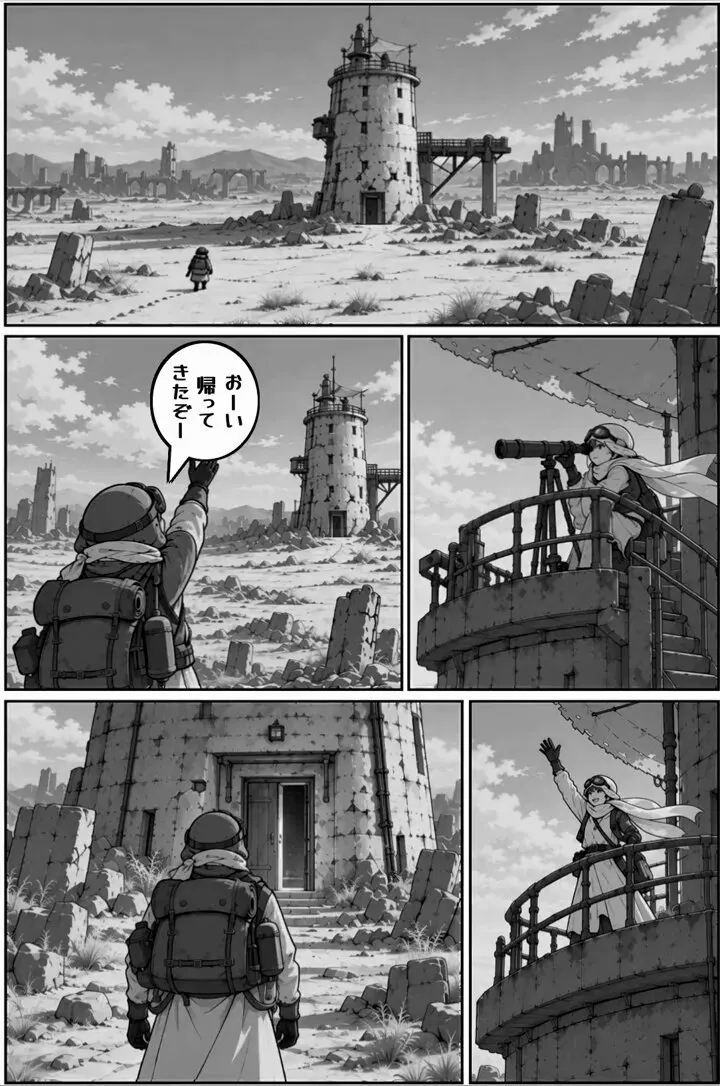 Manga video with dynamic camera angles using LoRA
