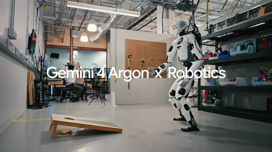 Robot learning to play cornhole from video