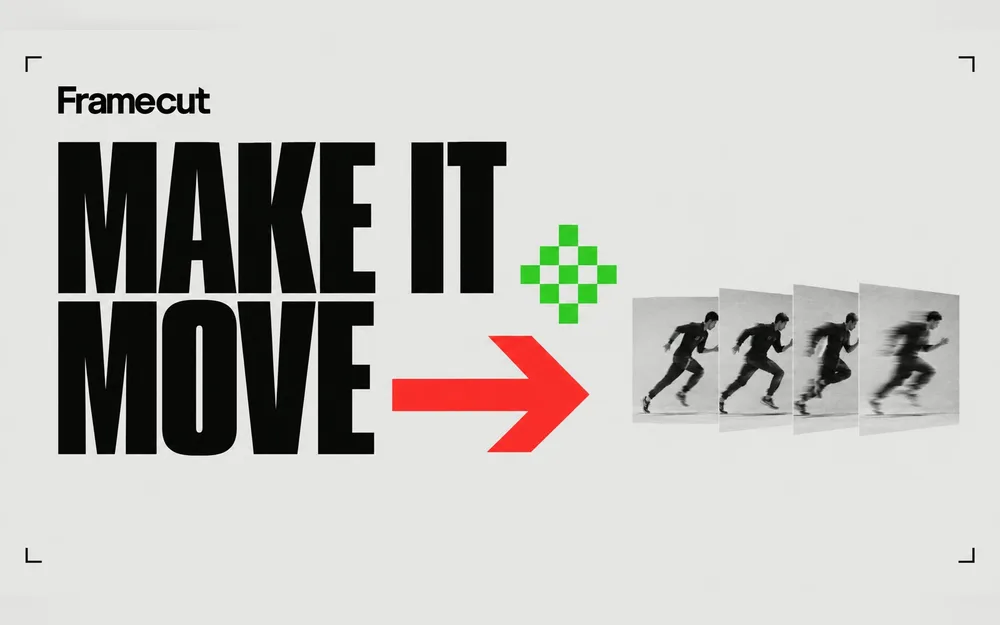 Brutalist type arrow preview
