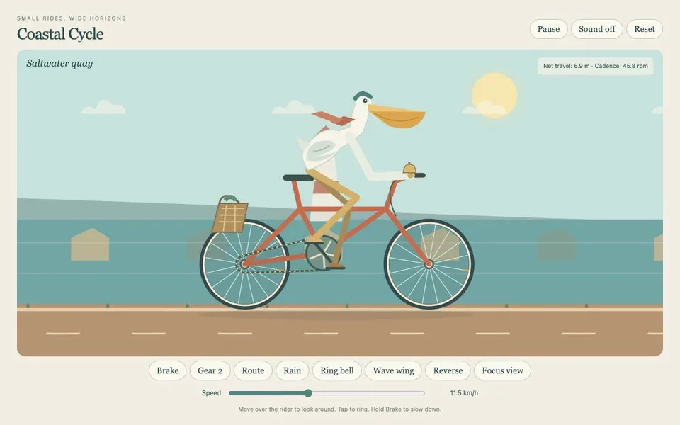 Coastal Cycle: Harbor Pelican preview