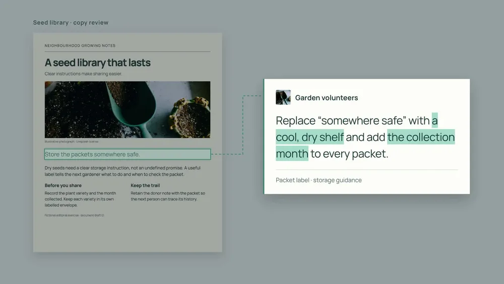 Comment Beacon preview