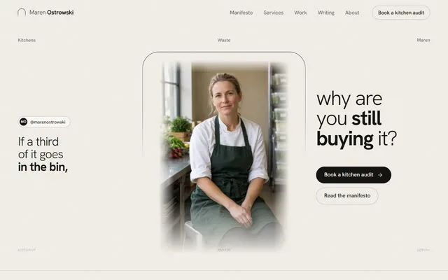 Editorial personal brand preview