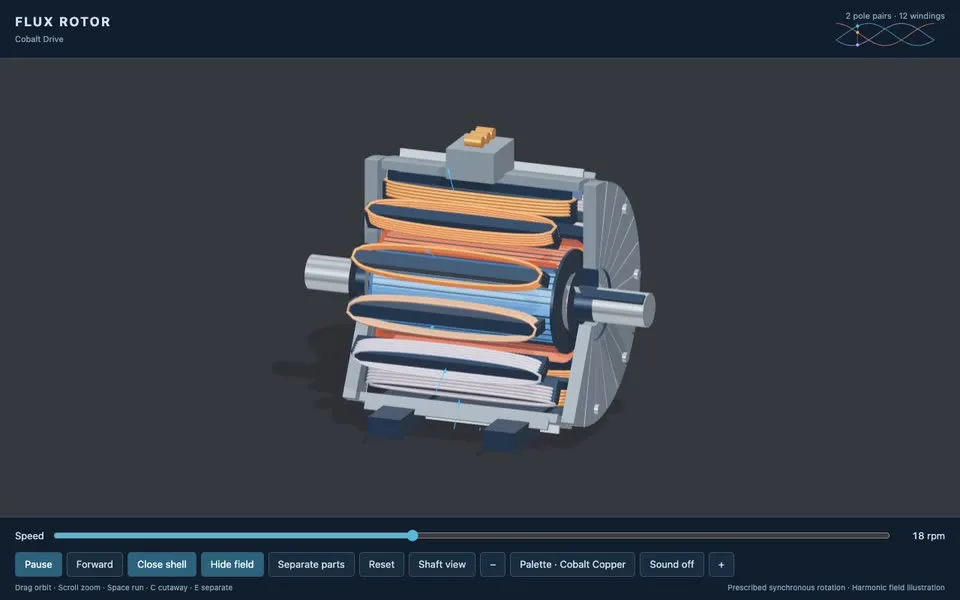 Flux Rotor: Cobalt Drive preview