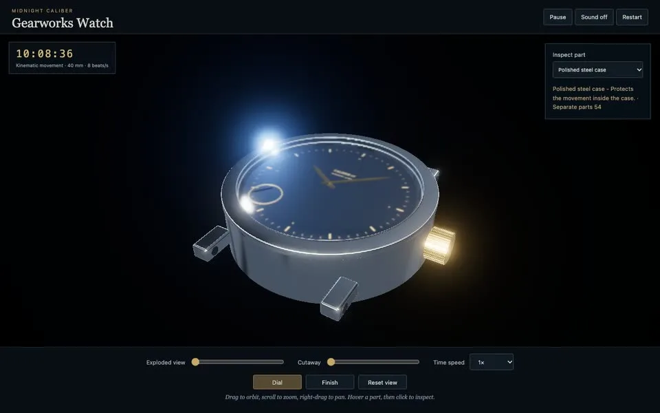 Gearworks Watch: Midnight Caliber preview