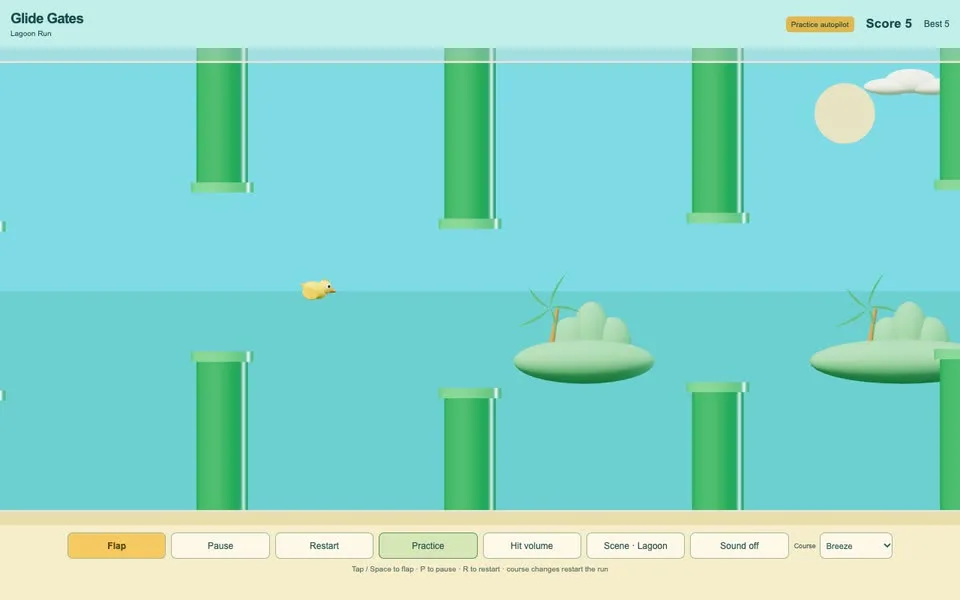 Glide Gates: Lagoon Run preview