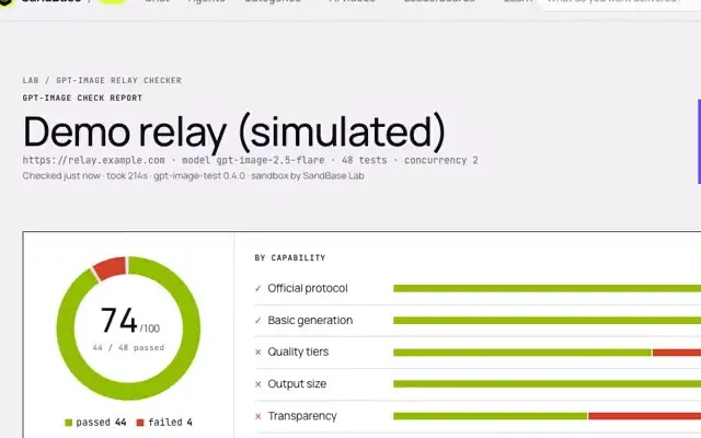 gpt-image relay checker preview