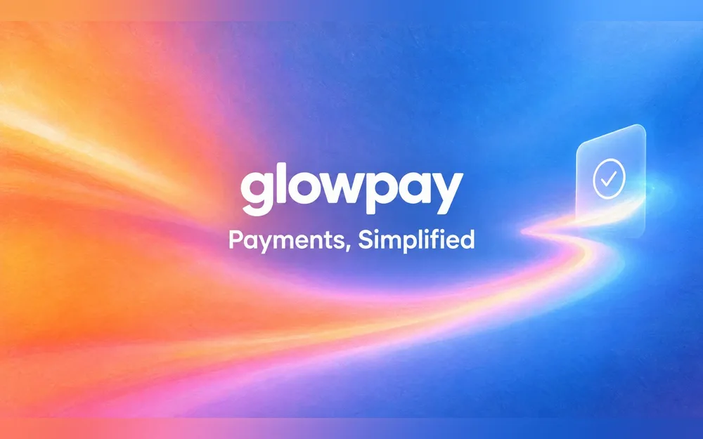 Luminous gradient wordmark preview