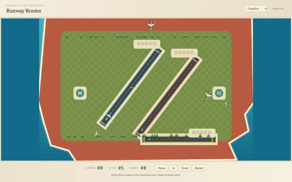 Runway Routes: Coastline Dispatch preview