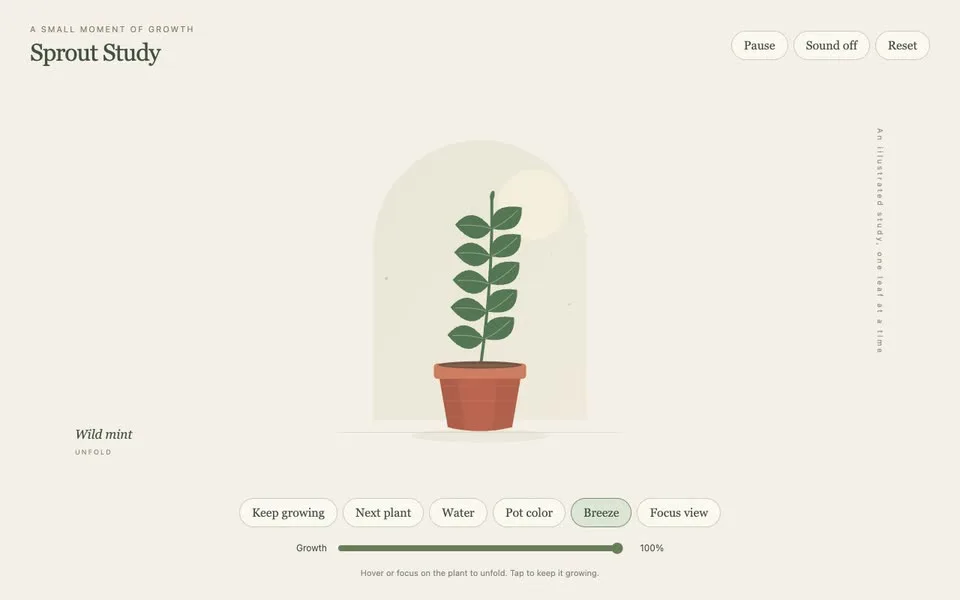 Sprout Study: Terracotta Mint preview