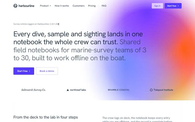 Vivid gradient fintech style kit preview